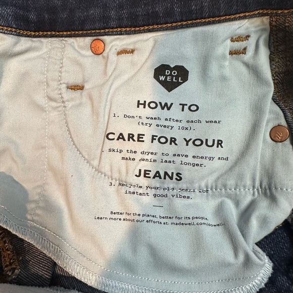 Madewell Dark Blue Skinny Jeans - Picture 4 of 9